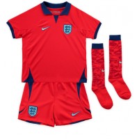 England Harry Kane #9 Bortaställ Barn VM 2022 Korta ärmar (+ Korta byxor)